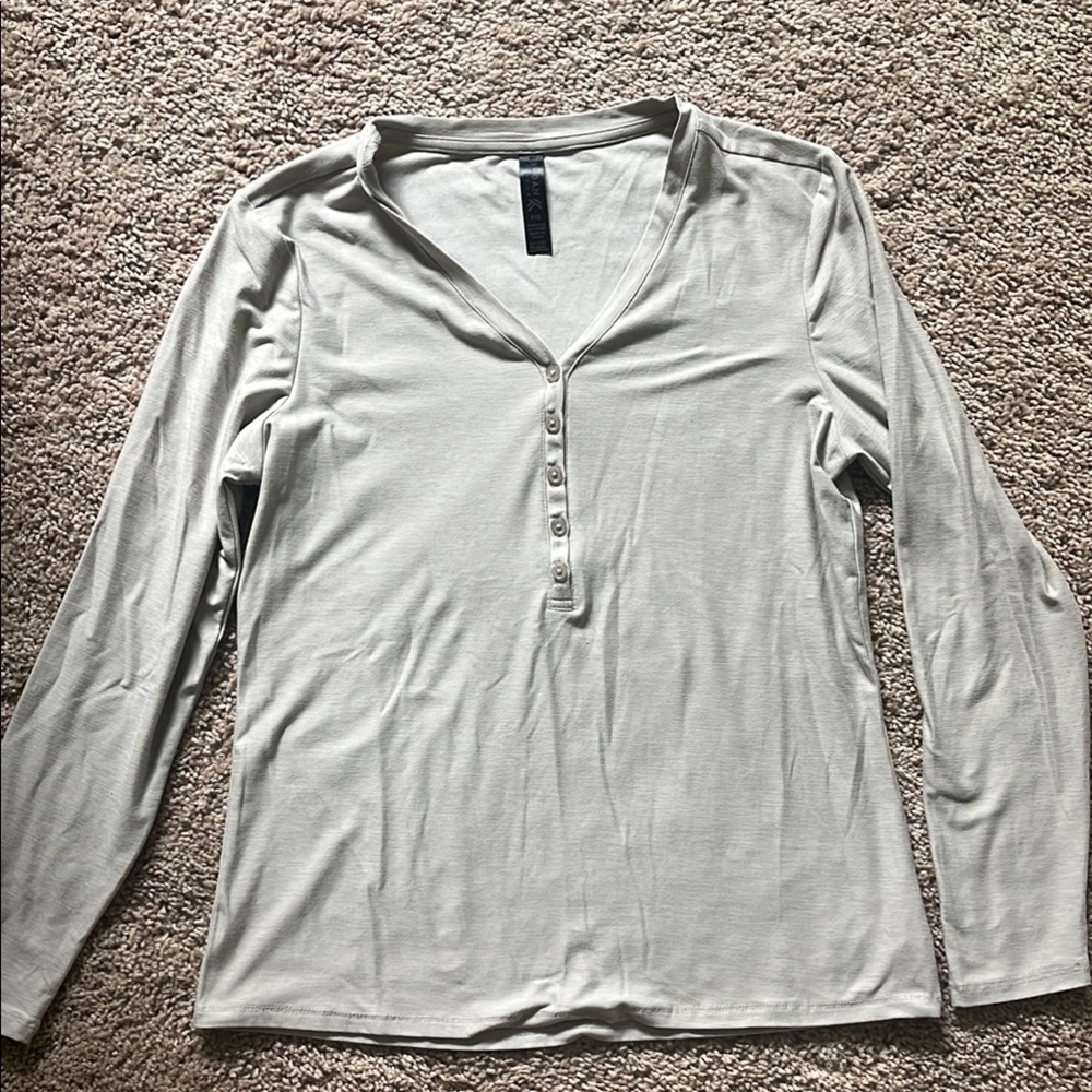 Kyodan Outdoor Cream Long Sleeve Women's Top